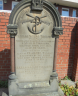 Grave stone for Thomas Young Tinmouth and others